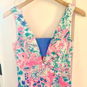 Lilly Pulitzer Pink Floral Dress